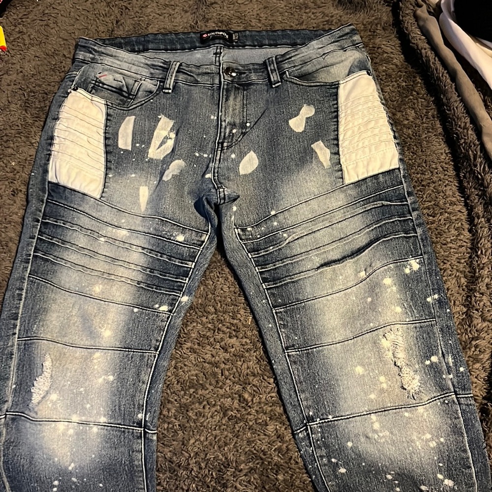 Light denim skinny South Pole Mens jeans-34x32